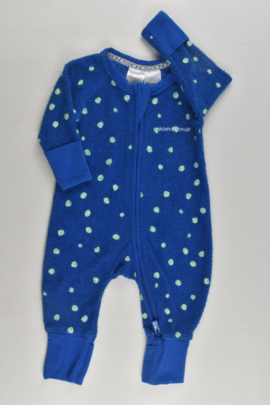 Bonds Size 0000 Terry Polka Dots Wondersuit