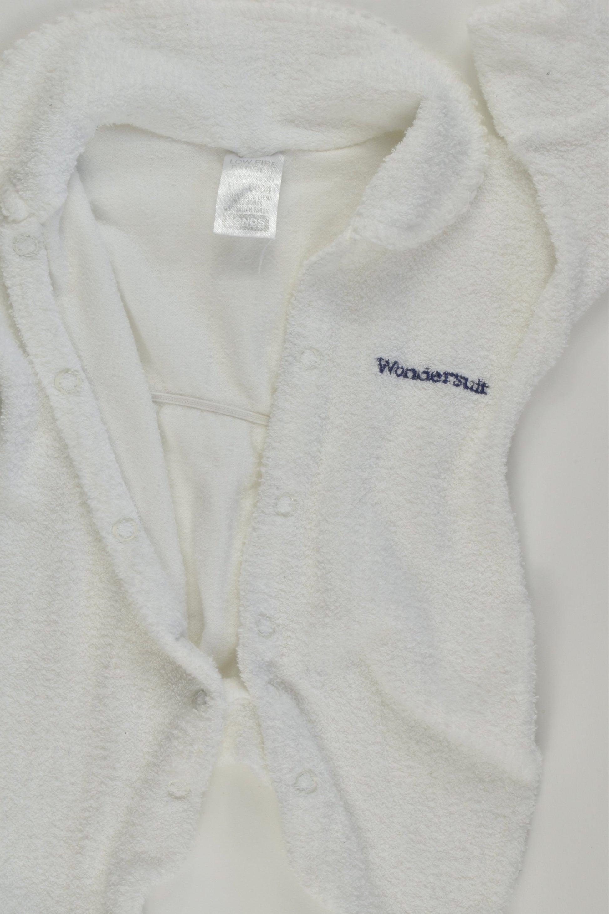 Bonds Size 0000 Terry Wondersuit