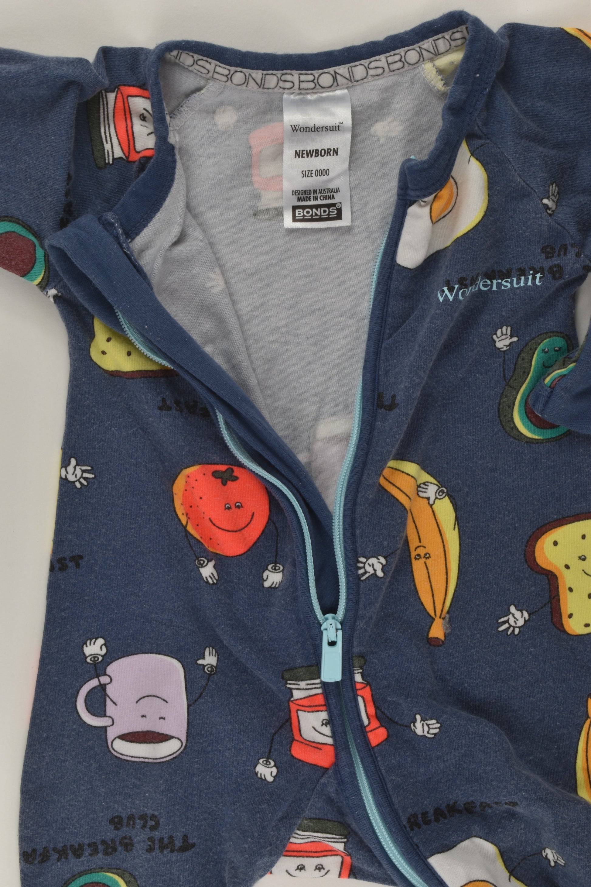 Bonds Size 0000 'The Breakfast Club' Wondersuit