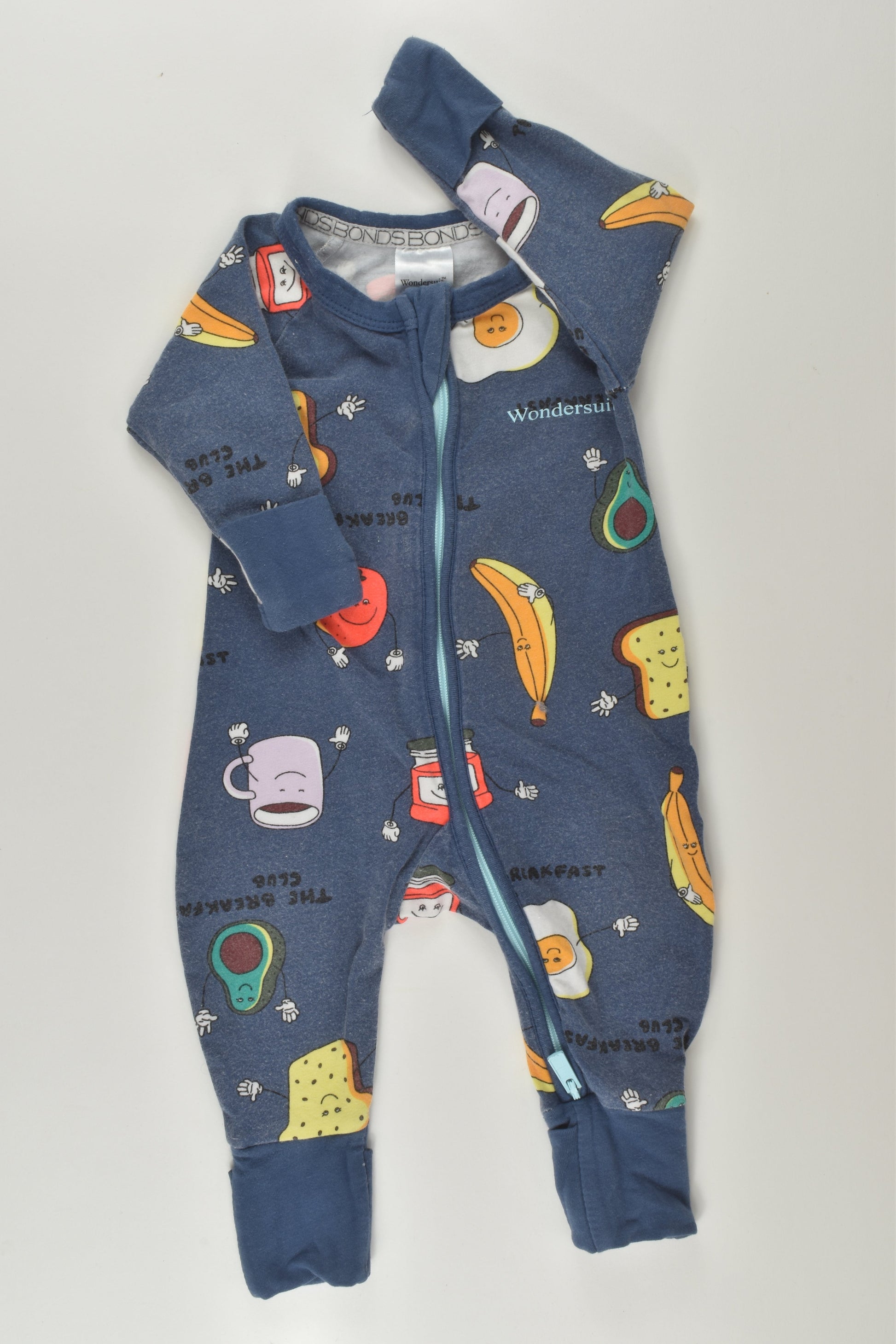 Bonds Size 0000 'The Breakfast Club' Wondersuit