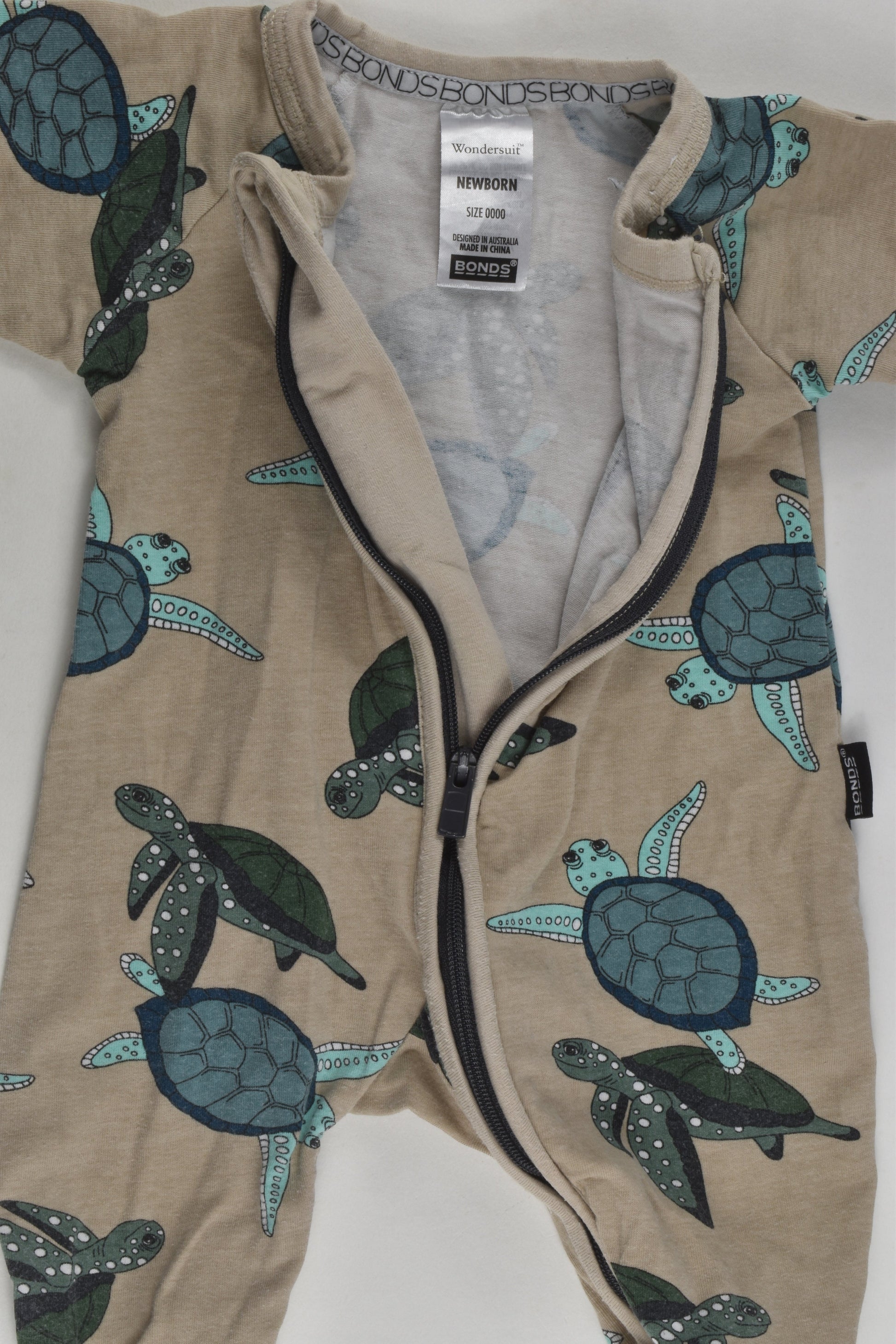 Bonds Size 0000 Wondersuit Sea Turtle Wondersuit