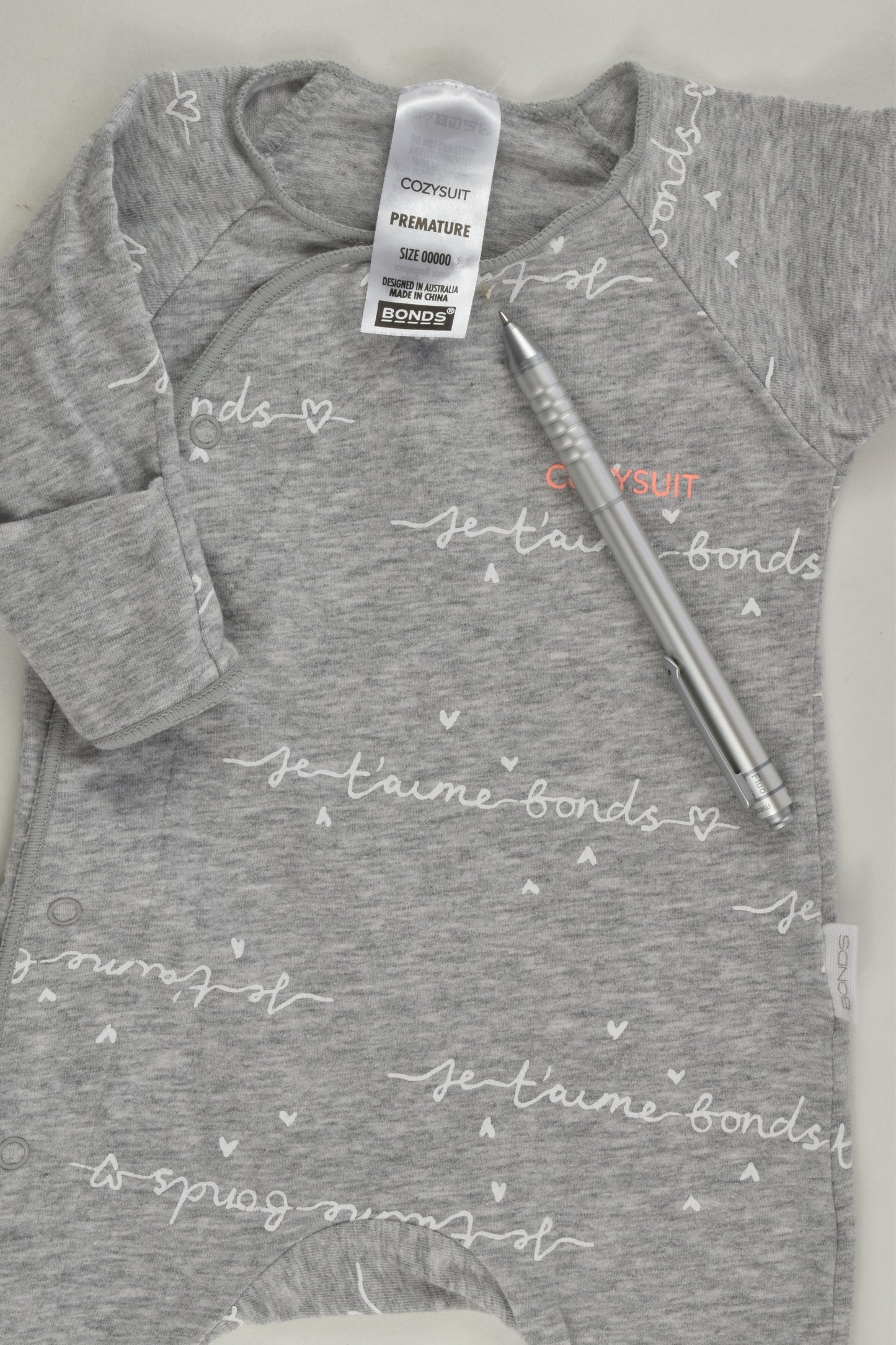 Bonds Size 00000 (Premature) Cozysuit