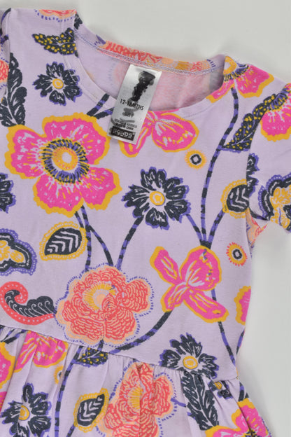 Bonds Size 1 (12-18 months) Floral Balletsuit