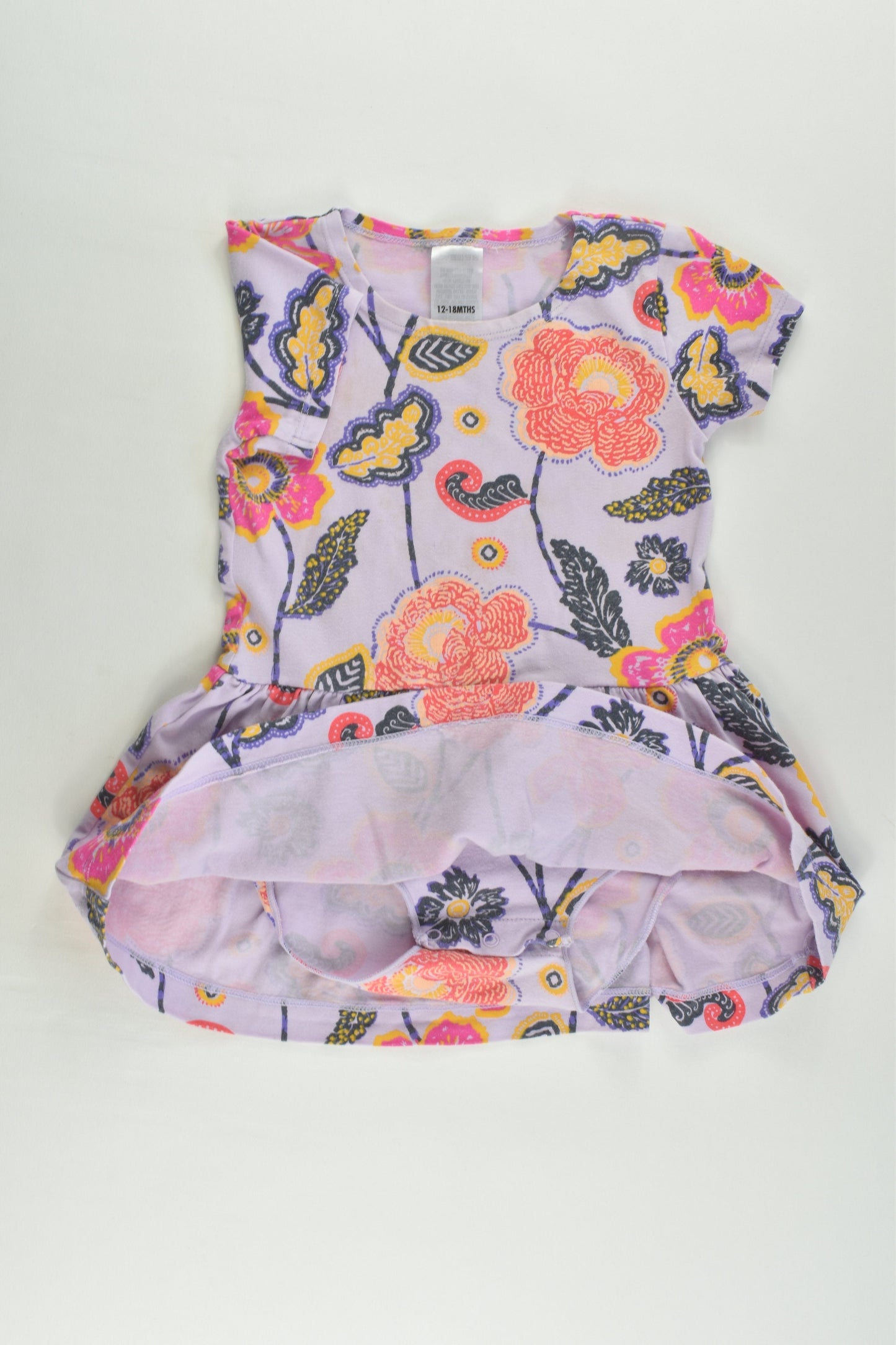 Bonds Size 1 (12-18 months) Floral Balletsuit
