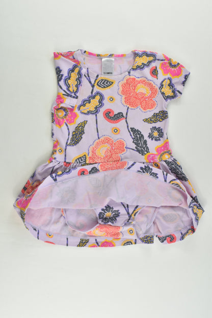 Bonds Size 1 (12-18 months) Floral Balletsuit