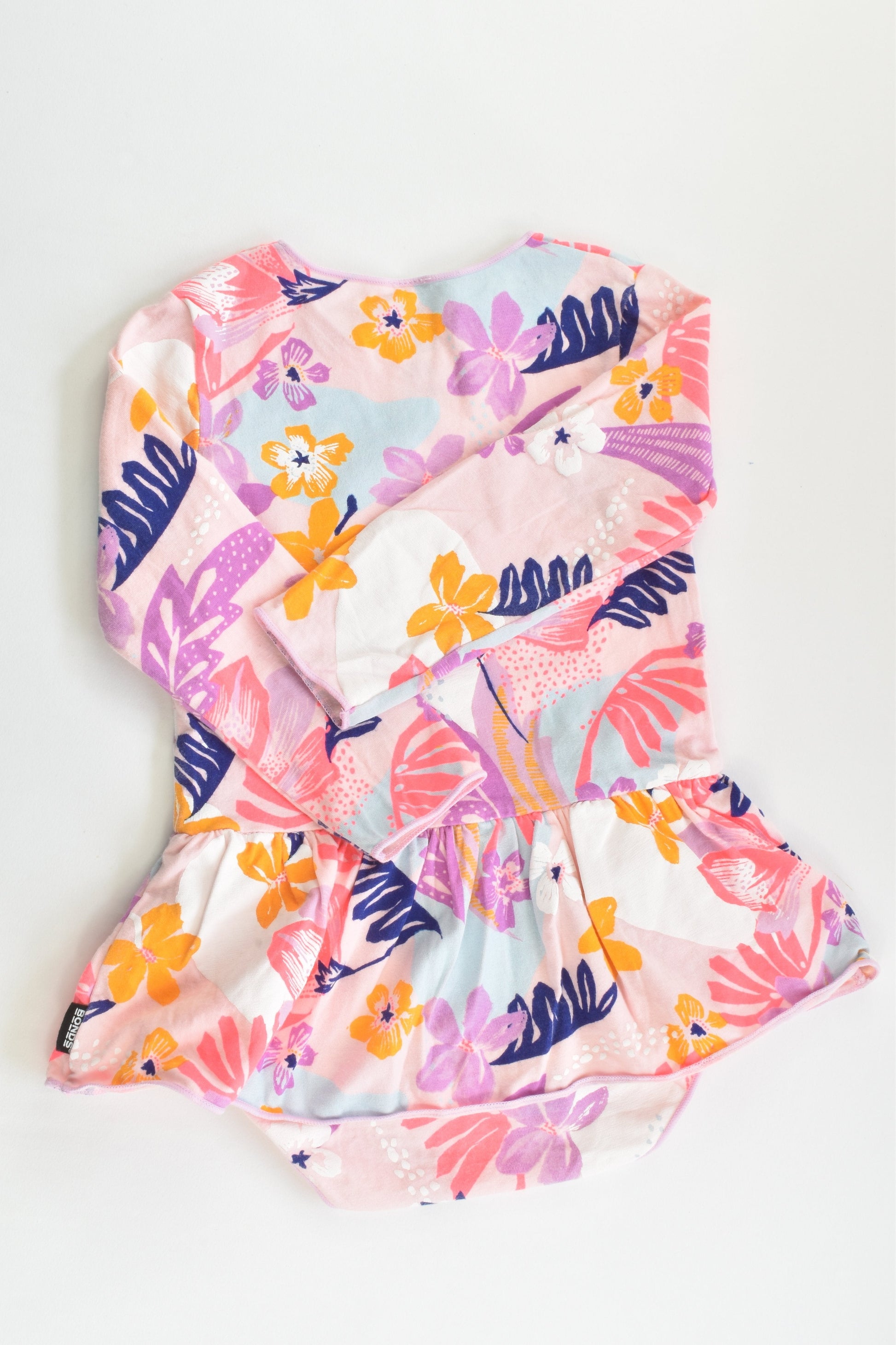 Bonds Size 1 (12-18 months) Floral Balletsuit