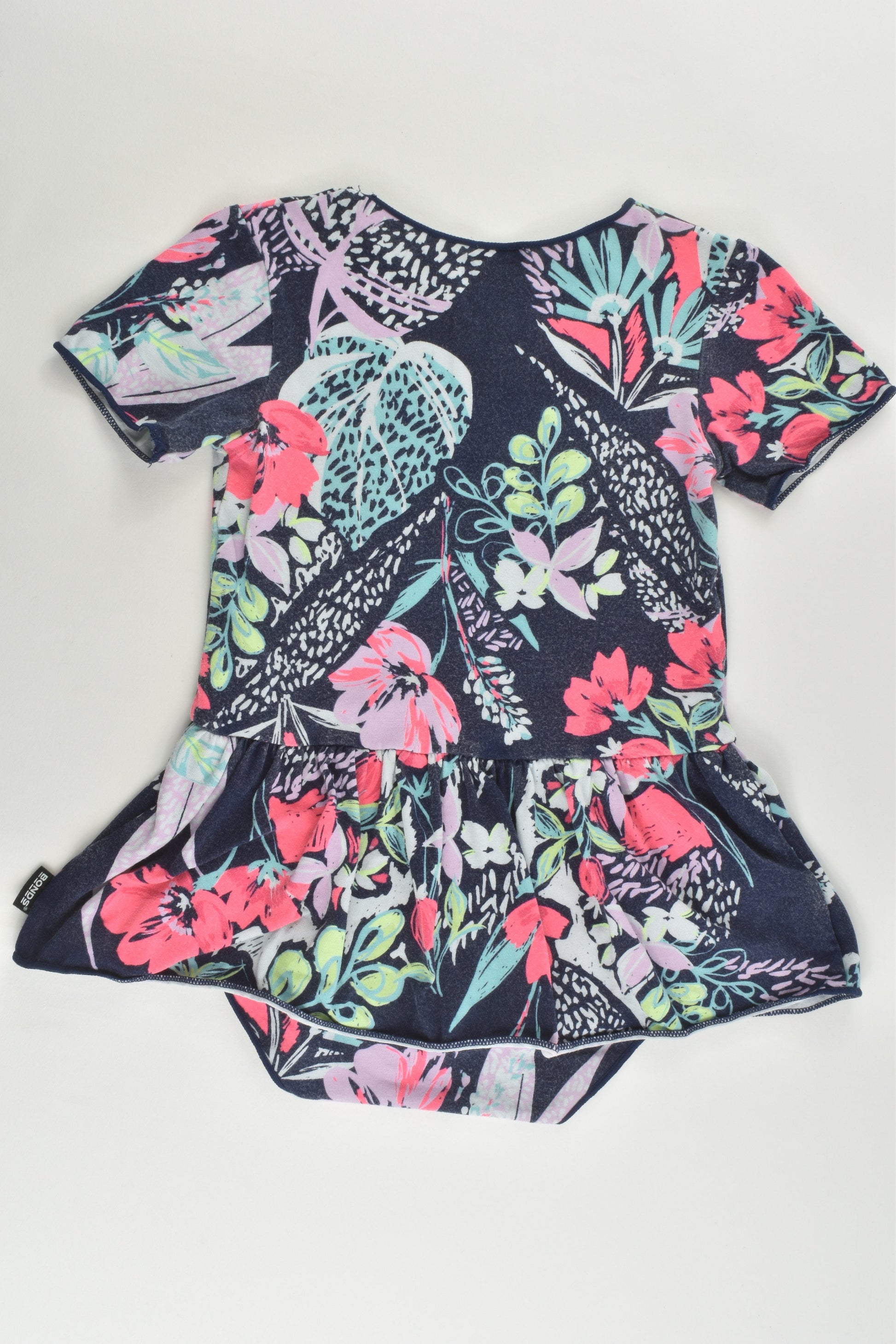Bonds Size 1 (12-18 months) Floral Balletsuit