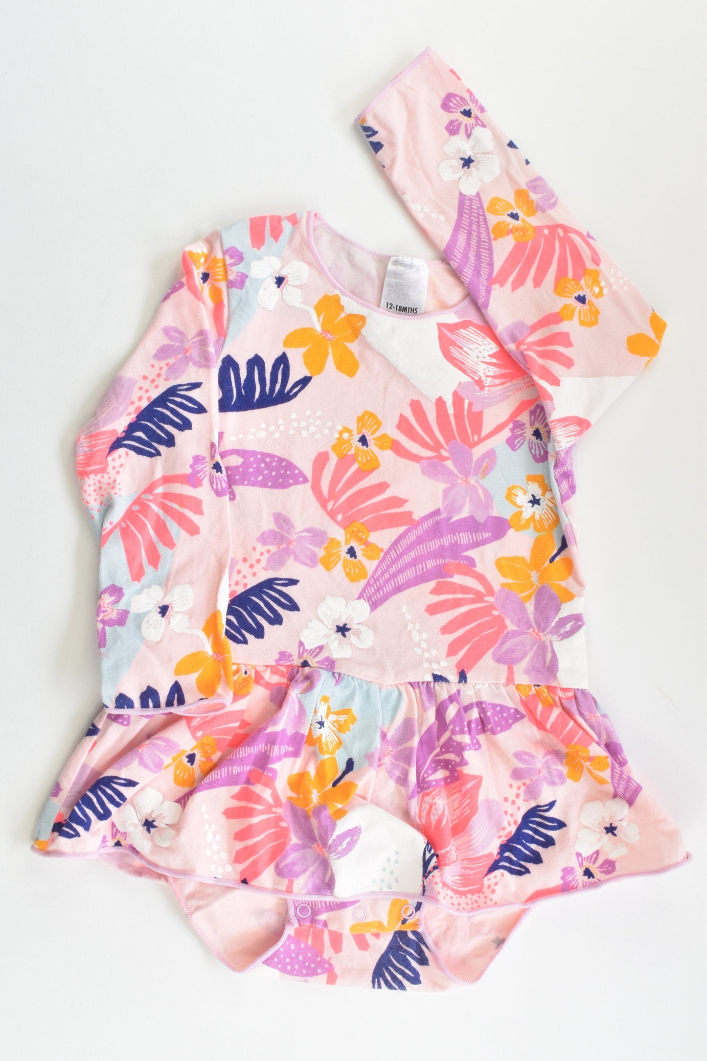 Bonds Size 1 (12-18 months) Floral Balletsuit