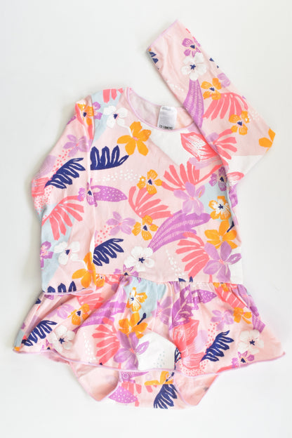 Bonds Size 1 (12-18 months) Floral Balletsuit