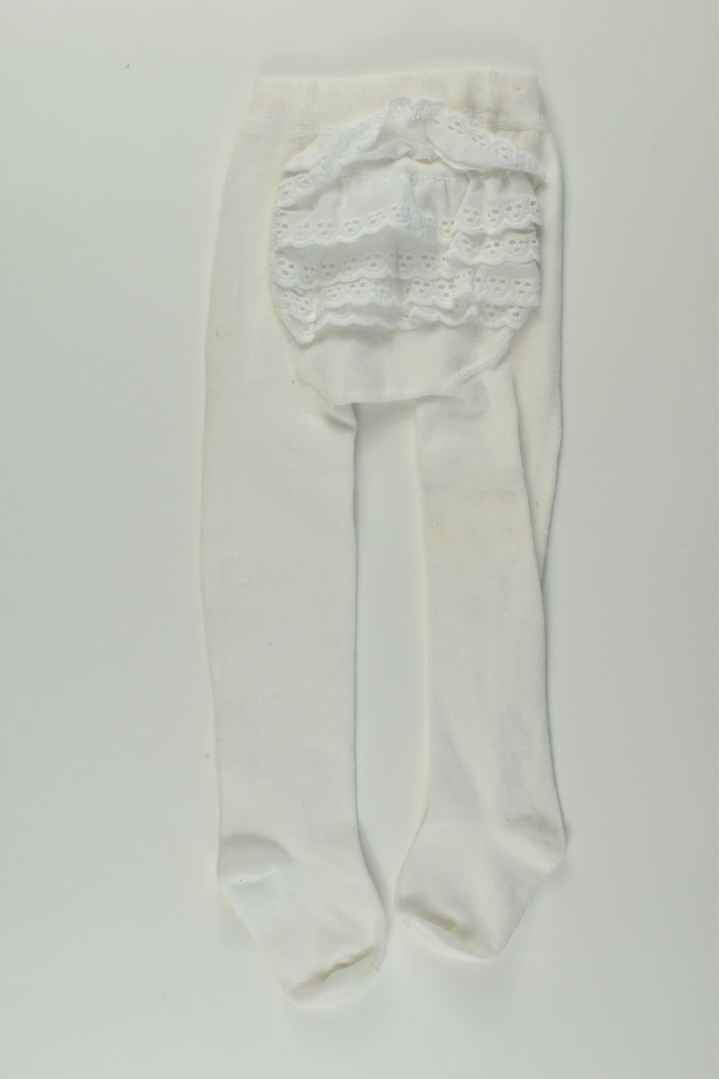 Bonds Size 1-2 Ruffle at the Back Footed Tights