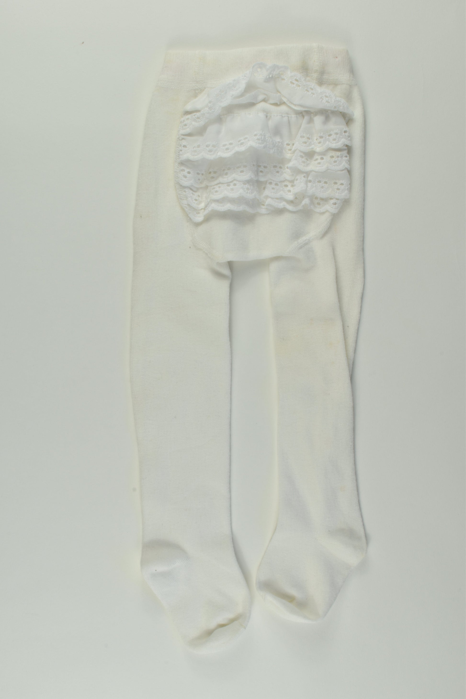 Bonds Size 1-2 Ruffle at the Back Footed Tights