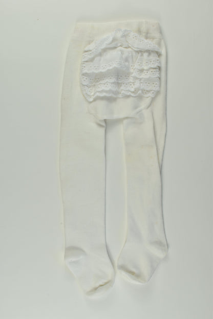 Bonds Size 1-2 Ruffle at the Back Footed Tights