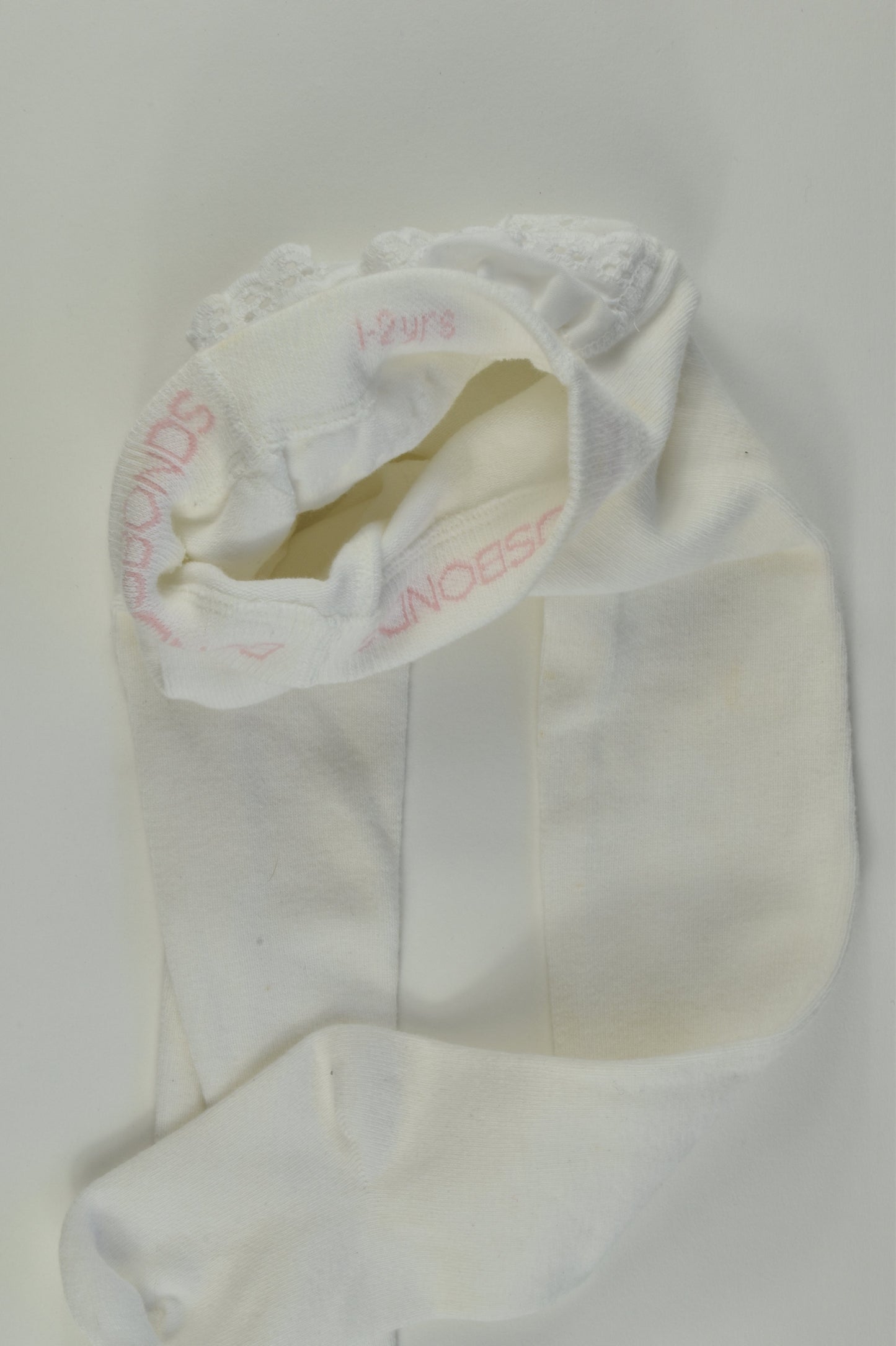 Bonds Size 1-2 Ruffle at the Back Footed Tights