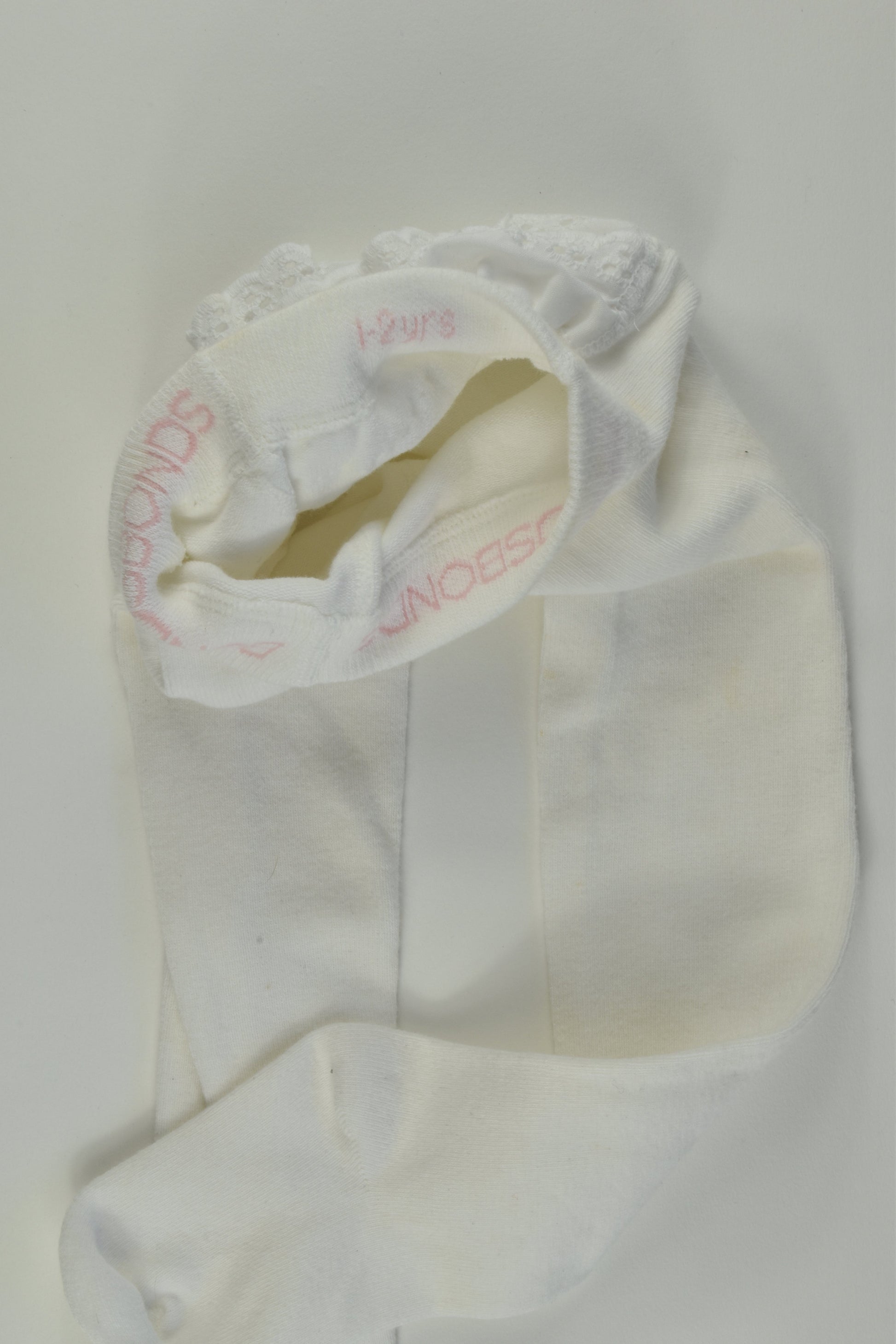 Bonds Size 1-2 Ruffle at the Back Footed Tights