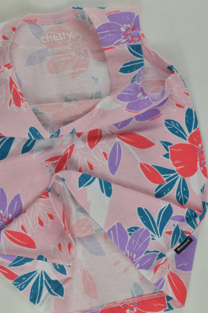 Bonds Size 1 Floral Chesty Tank Top