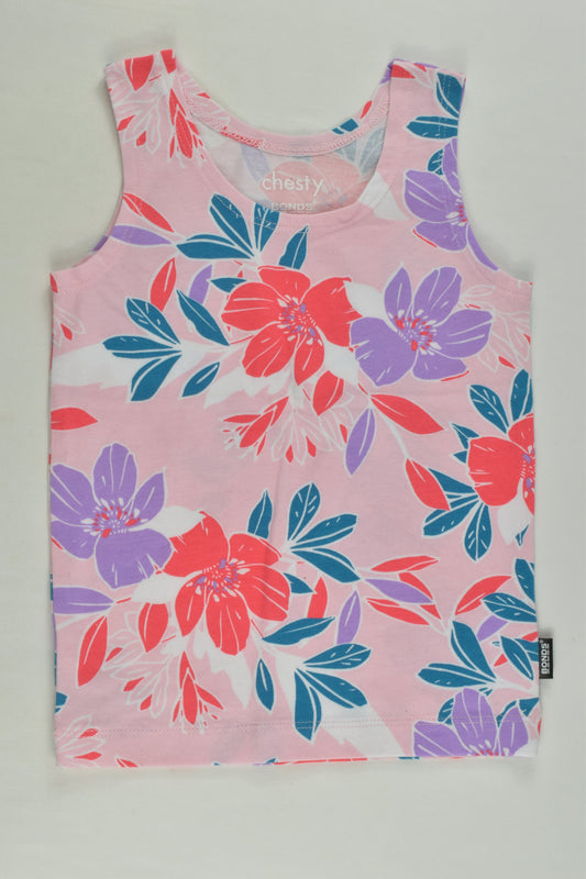 Bonds Size 1 Floral Chesty Tank Top