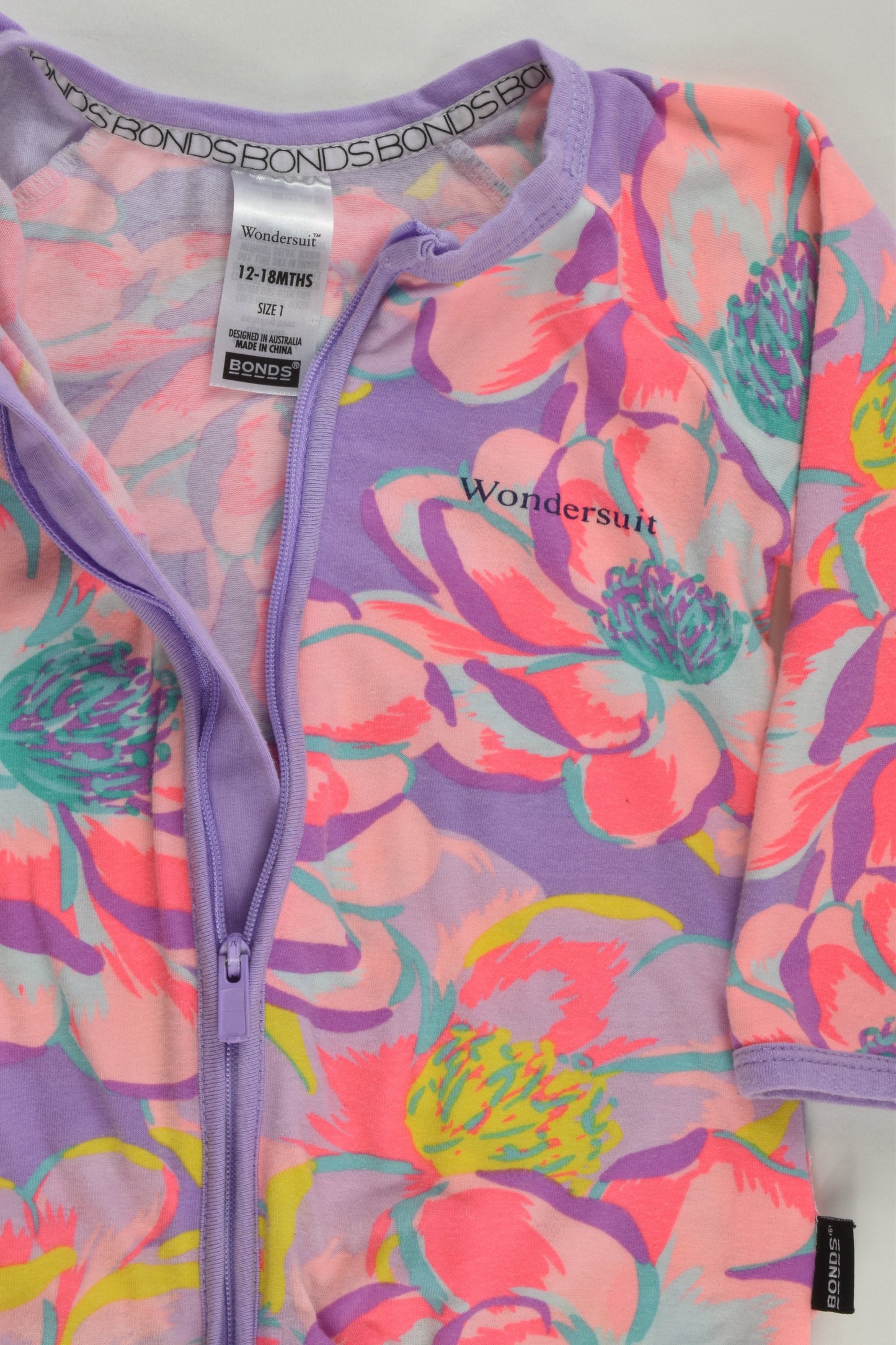 Bonds Size 1 Floral Wondersuit