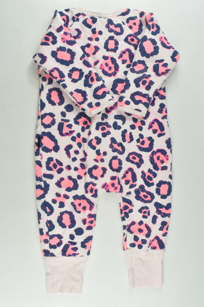 Bonds Size 1 Lightly Padded Leopard Print Wondersuit