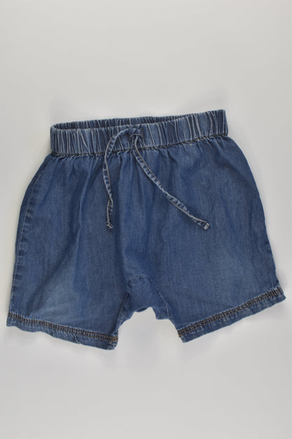 Bonds Size 1 Lightweight Denim Shorts