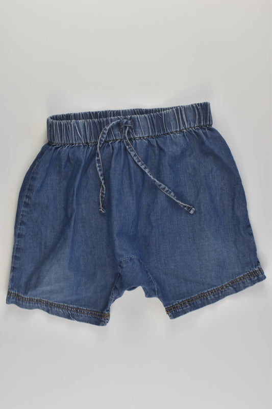 Bonds Size 1 Lightweight Denim Shorts