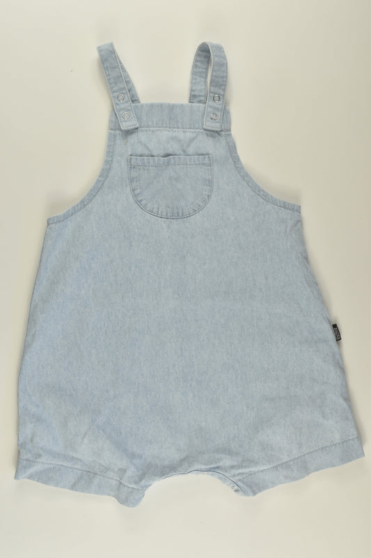 Bonds Size 1 Short Denim Overalls