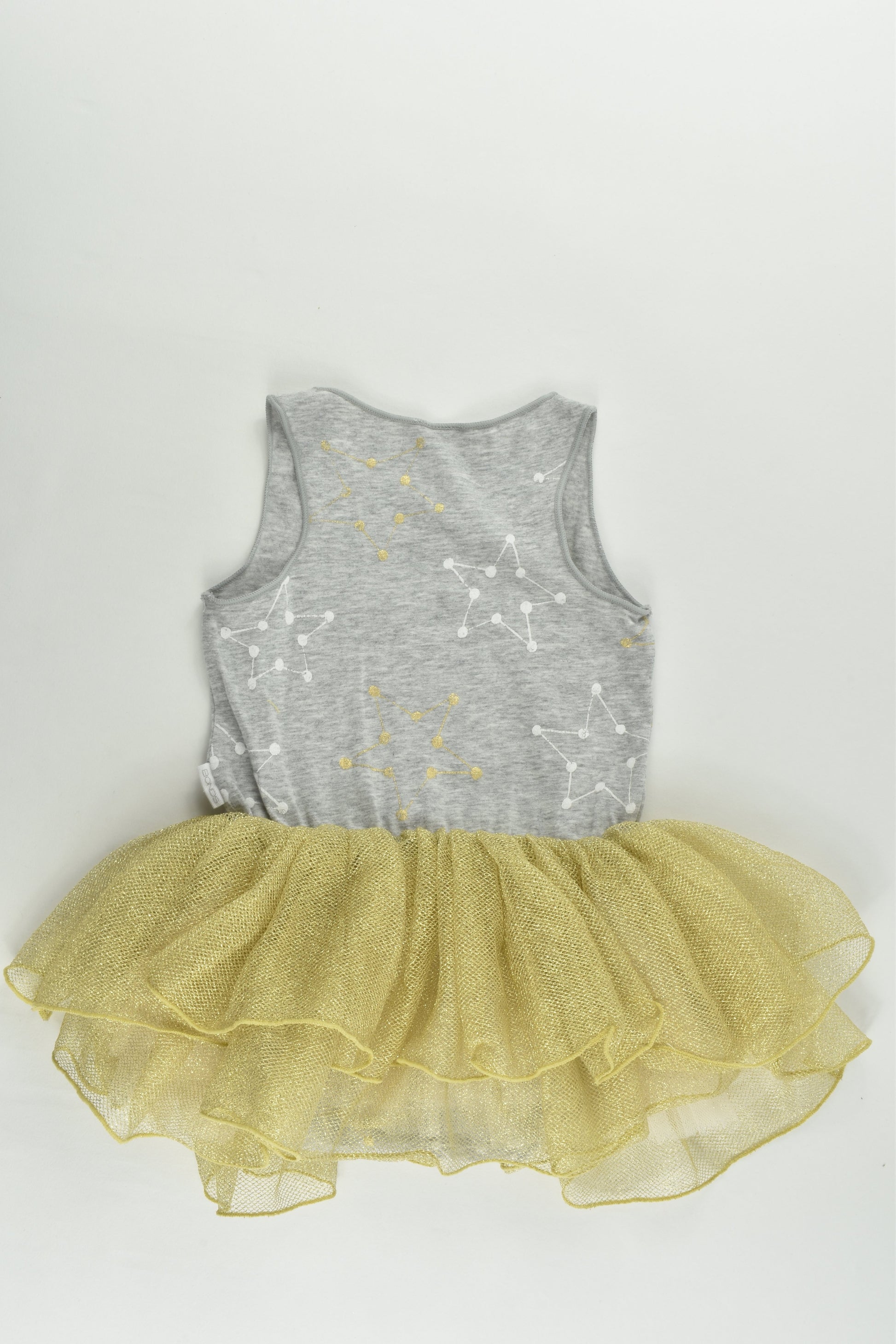 Bonds Size 1 Stars Tutu Dress with Bodysuit Underneath