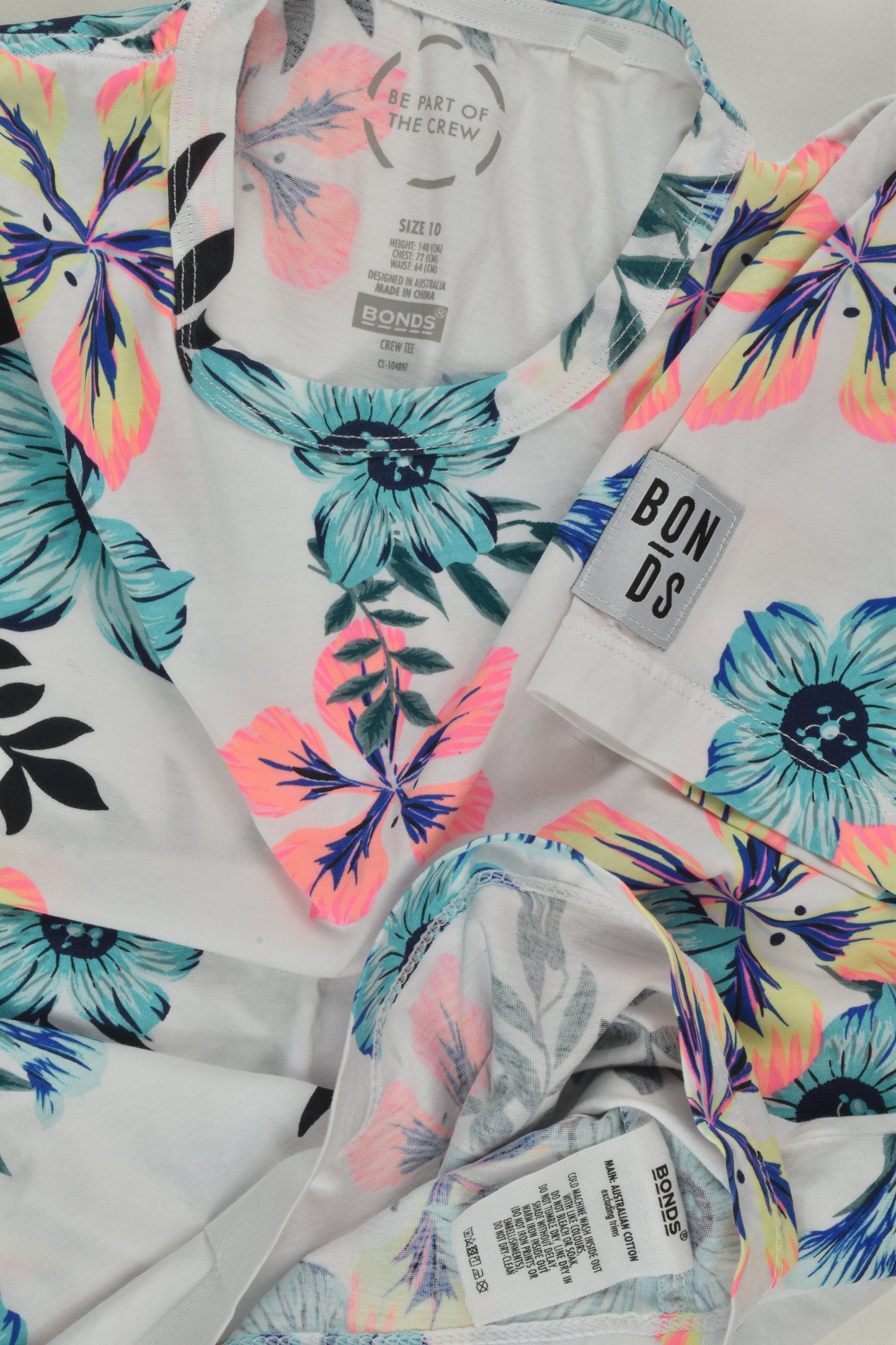 Bonds Size 10 Floral T-shirt