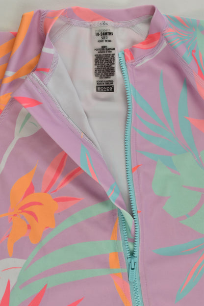 Bonds Size 2 (18-24 months) Leaves Rashie Swimsuit