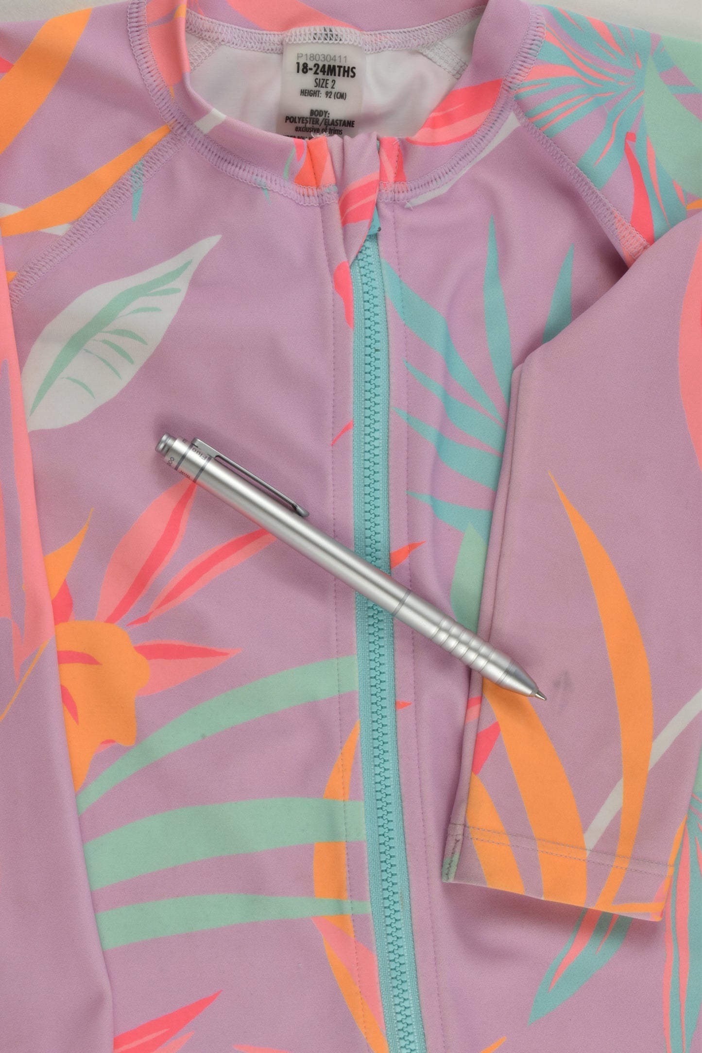 Bonds Size 2 (18-24 months) Leaves Rashie Swimsuit