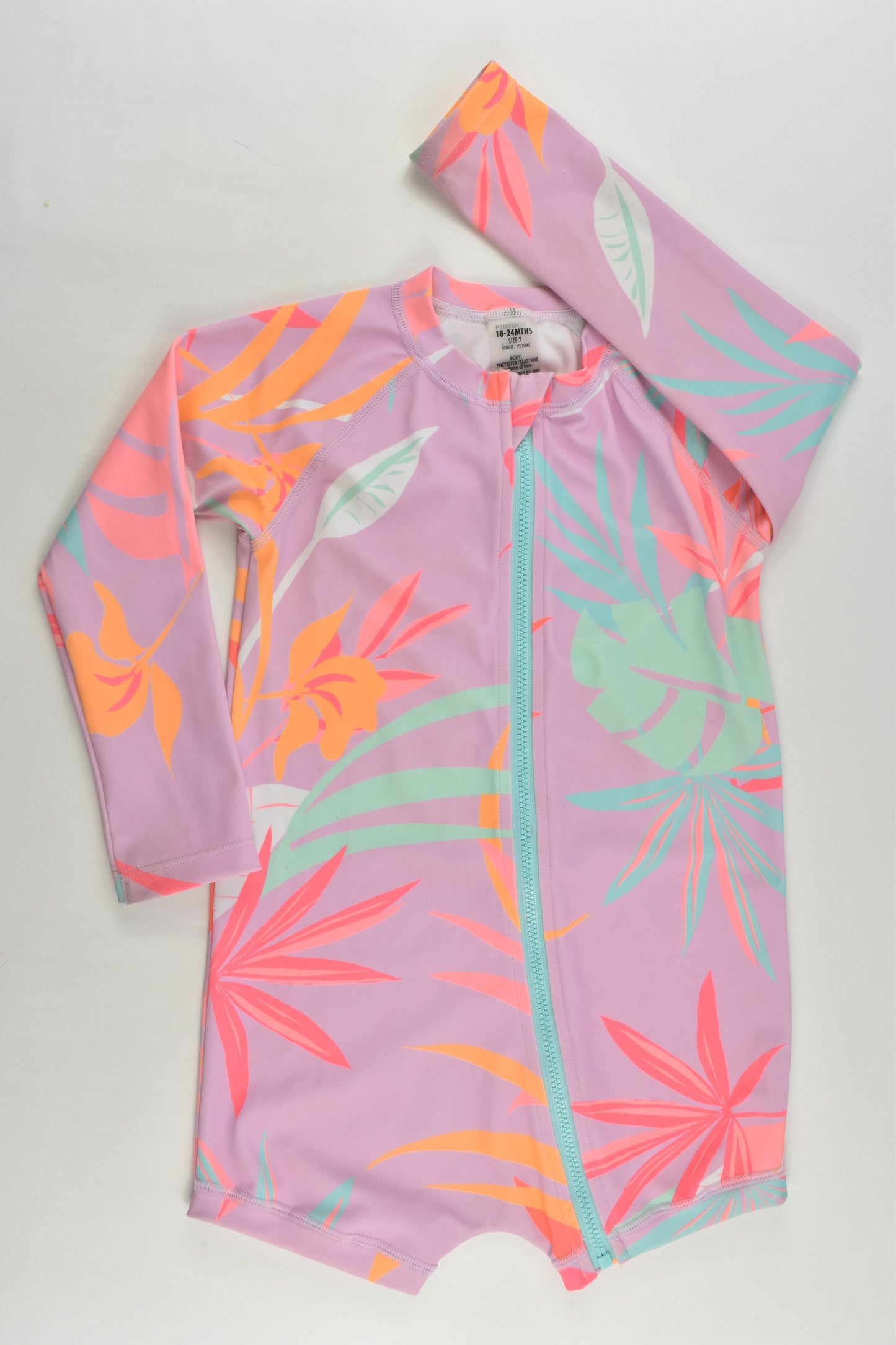 Bonds Size 2 (18-24 months) Leaves Rashie Swimsuit