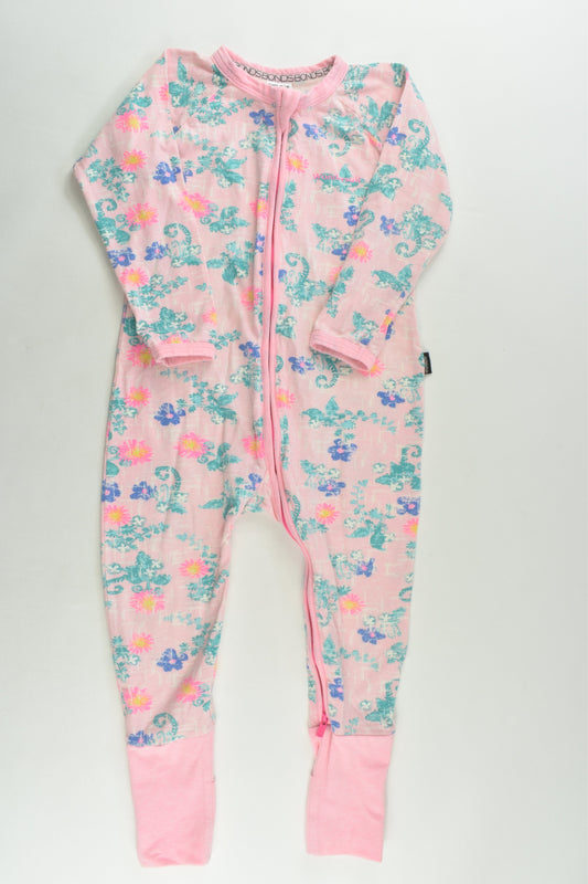 Bonds Size 2 Floral Wondersuit