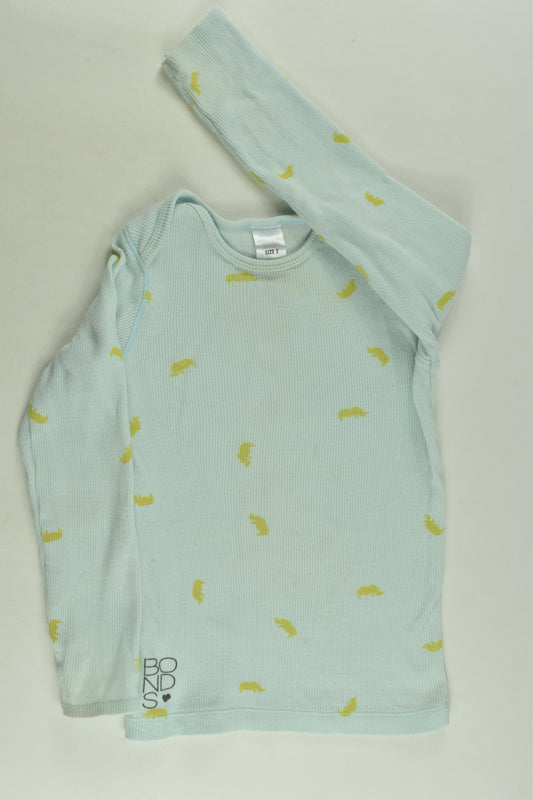 Bonds Size 2 Ribbed Top