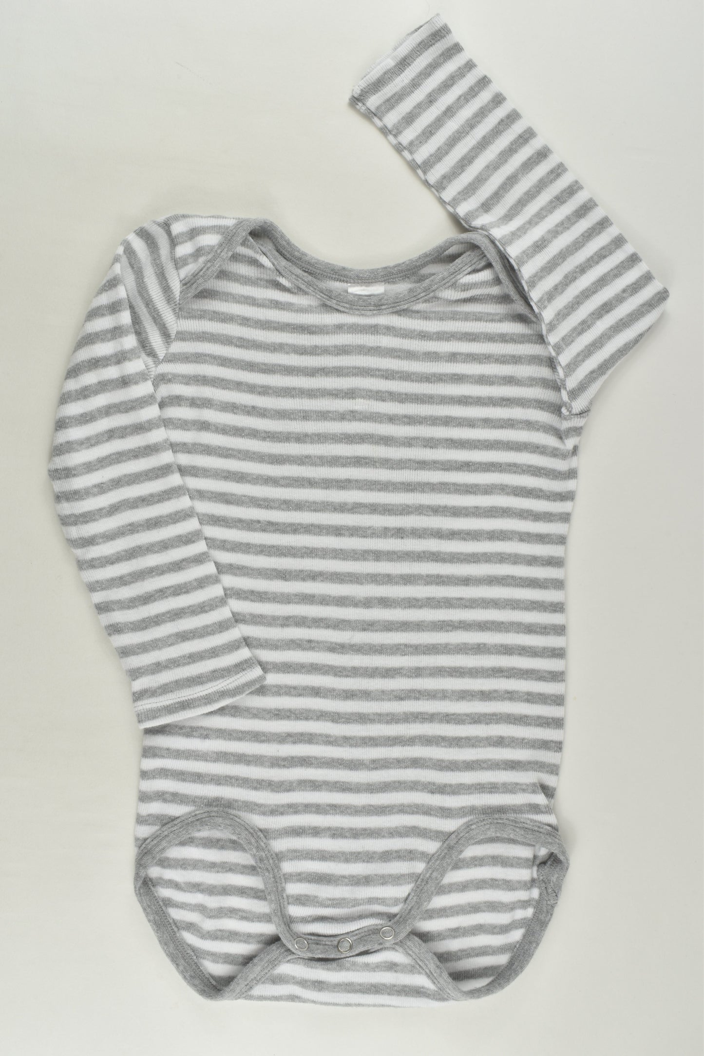 Bonds Size 2 Striped Ribbed Bodysuit