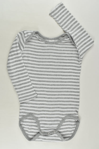 Bonds Size 2 Striped Ribbed Bodysuit