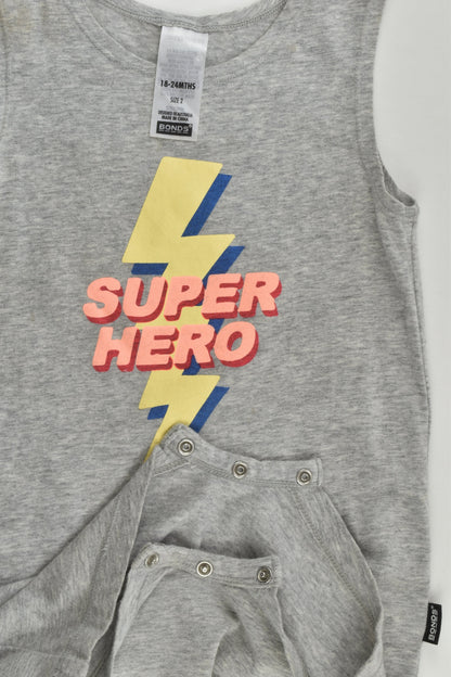 Bonds Size 2 'Superhero' Short Romper