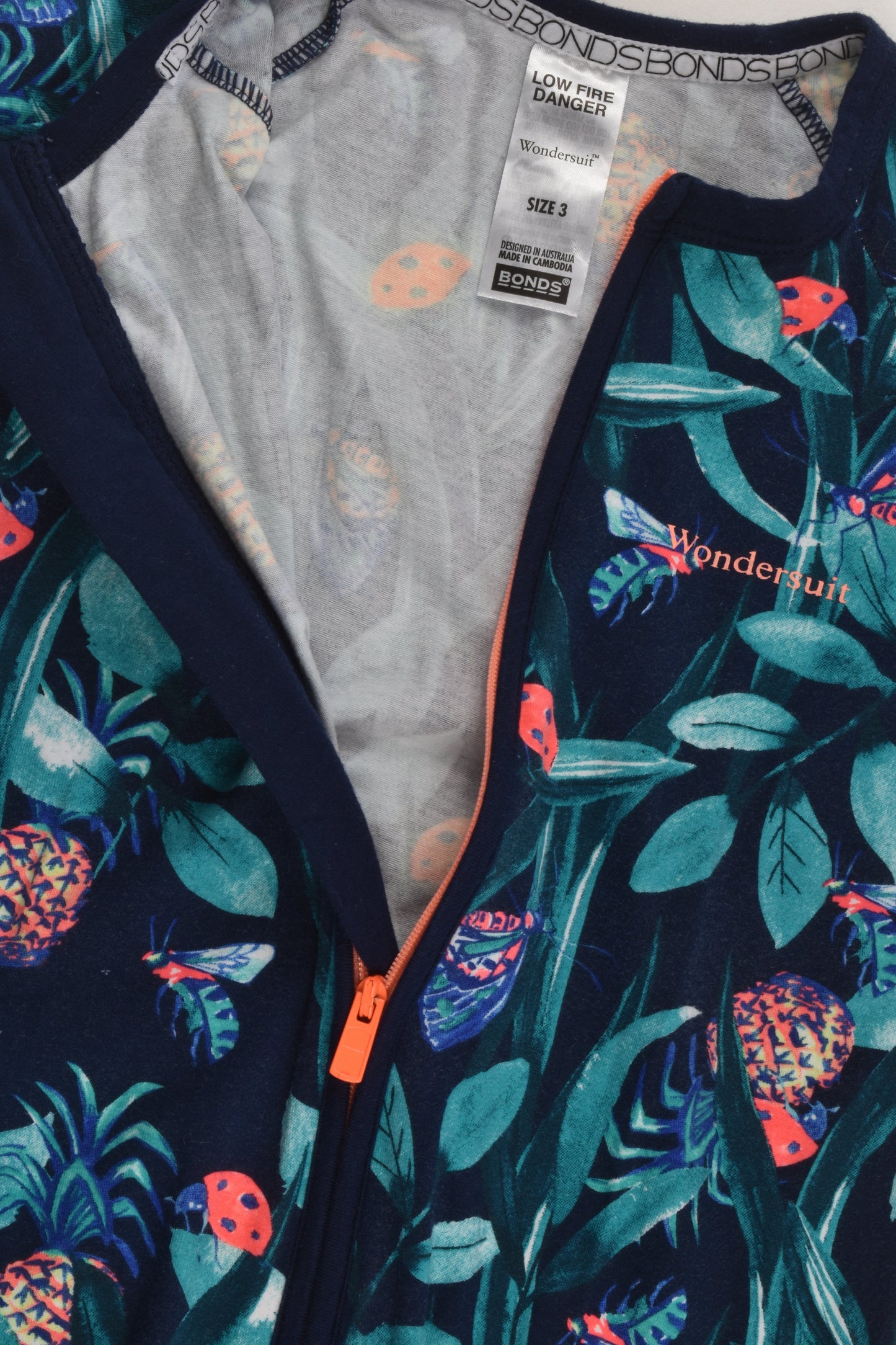 Bonds Size 3 Insects Wondersuit