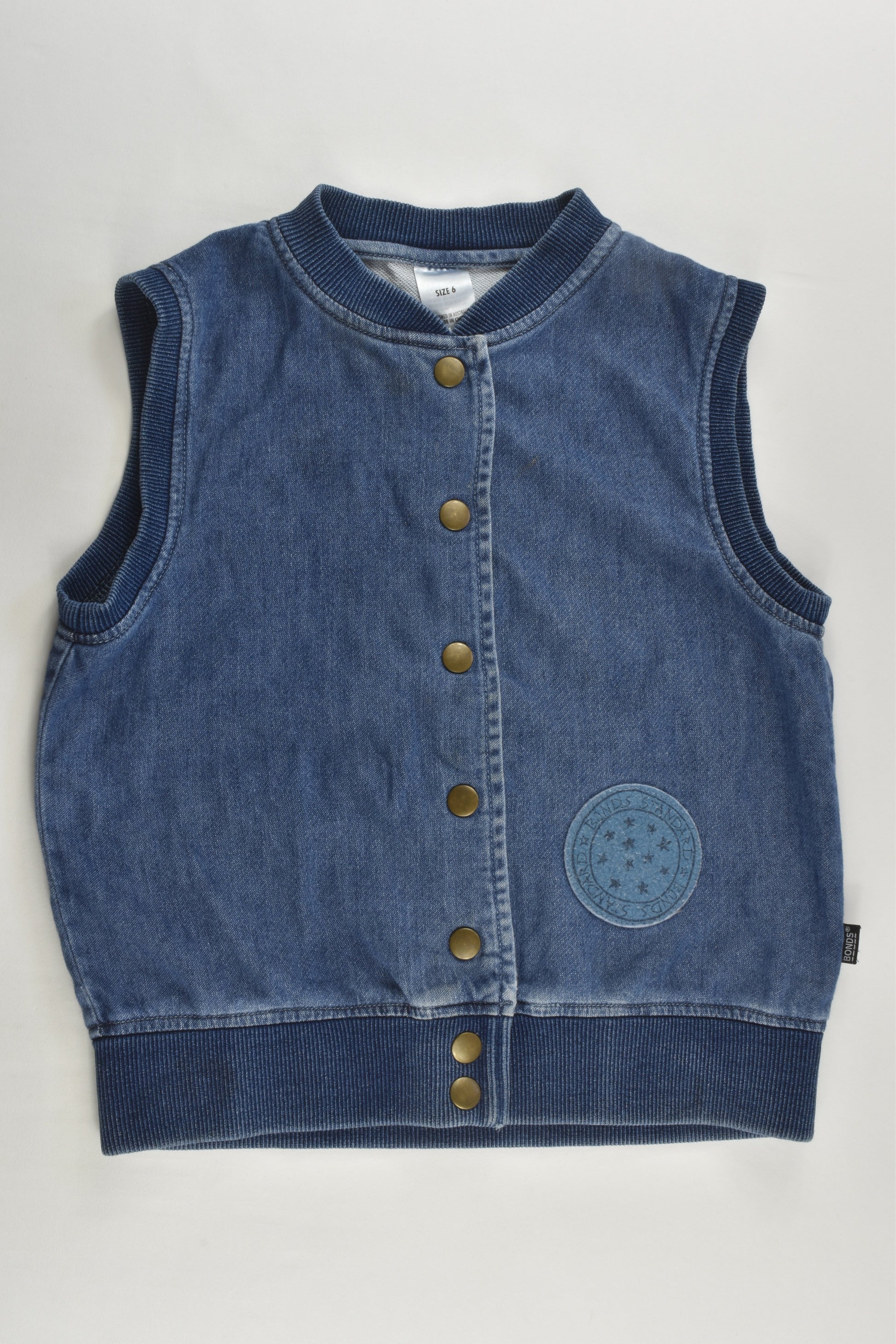 Bonds Size 6 Denim-like Vest