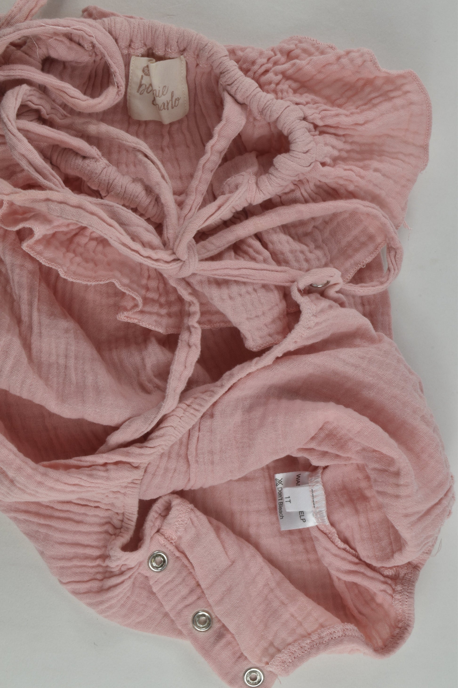 Bonnie and Harlo Size 1 Muslin Romper
