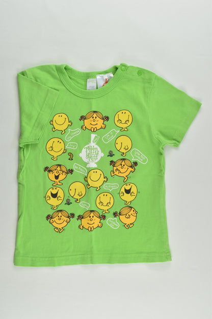 Bossini Baby Size 2 (18-24 months) Mr. Men and Little Miss T-shirt