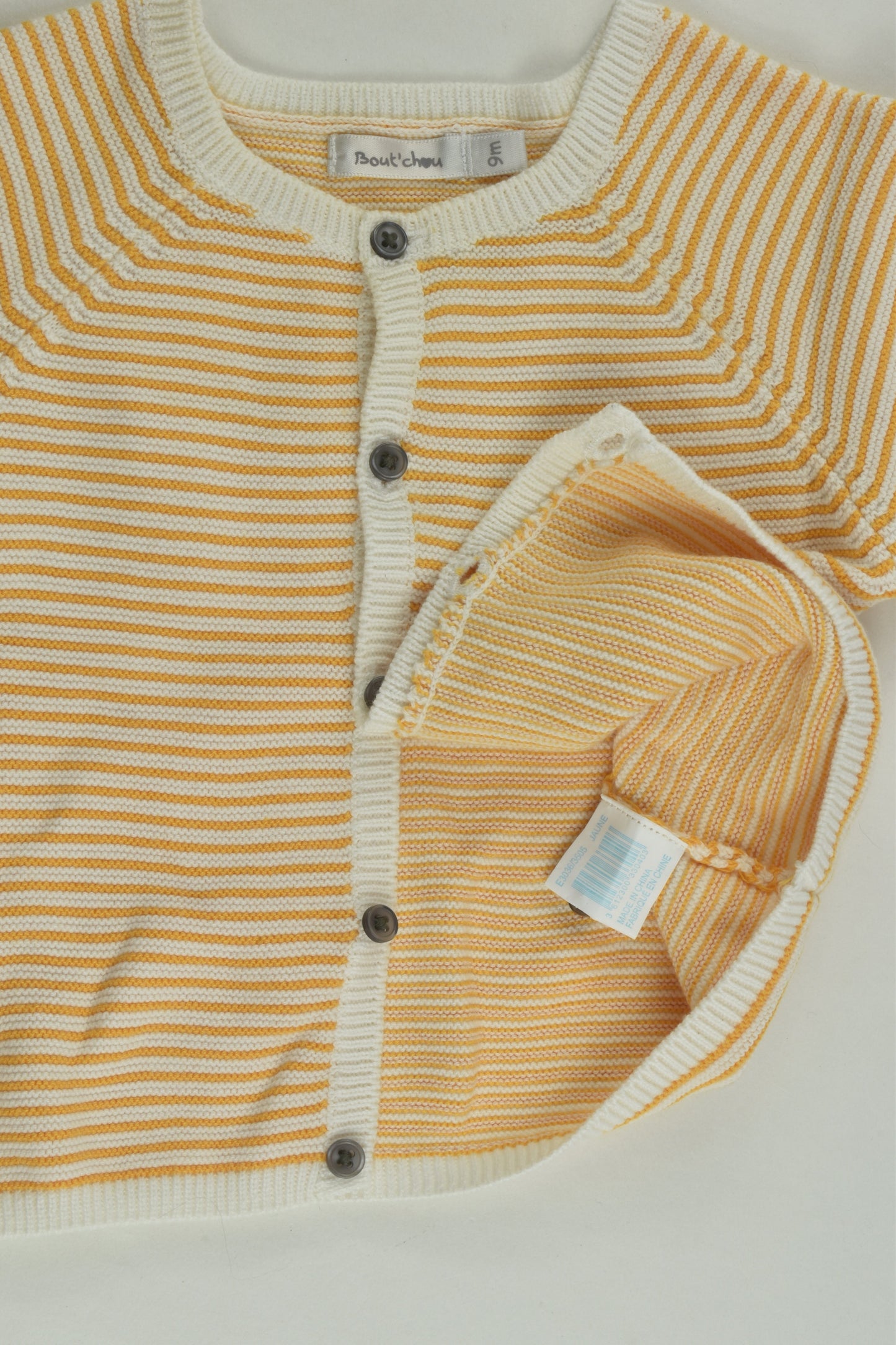 Bout'Chou Size 0 (9 months) Knit Cardigan