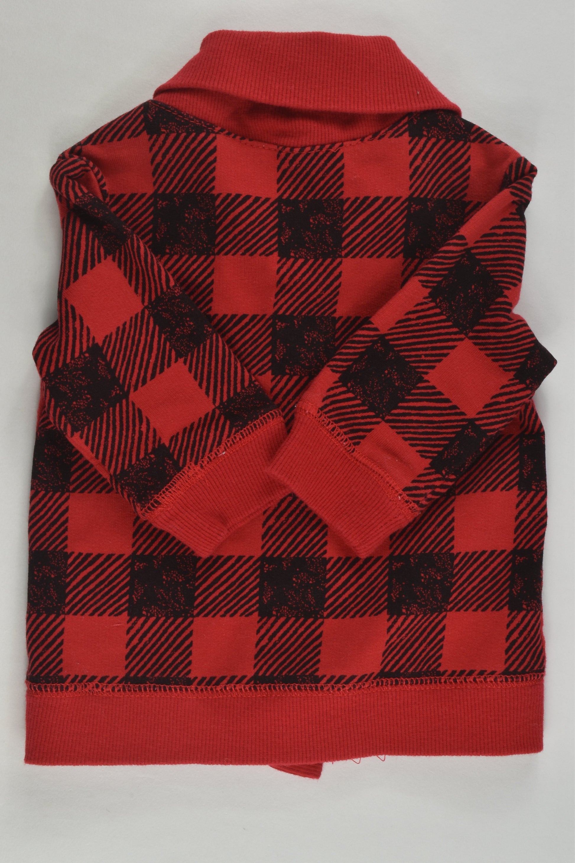 Brand Unknown (France) Size 000 (0-3 months) Checked Sweater Cardigan