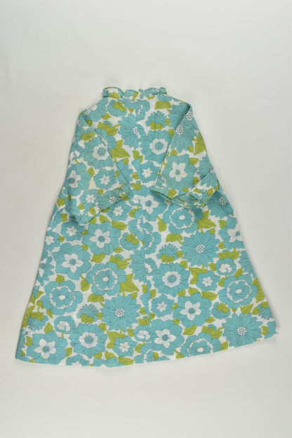 Brand Unknown (France) Size 1 (2 years, 86 cm) Floral Blouse