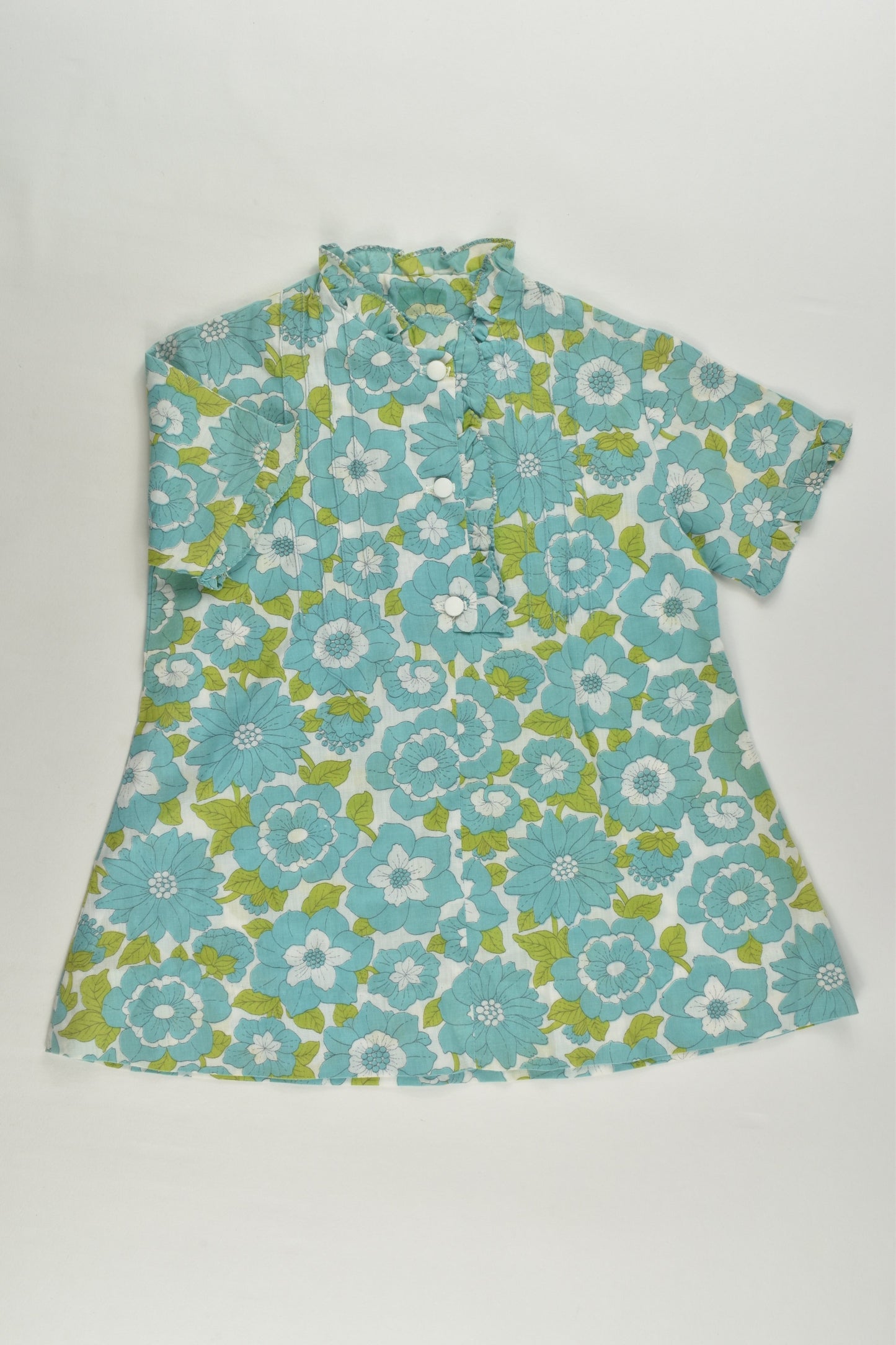 Brand Unknown (France) Size 1 (2 years, 86 cm) Floral Blouse
