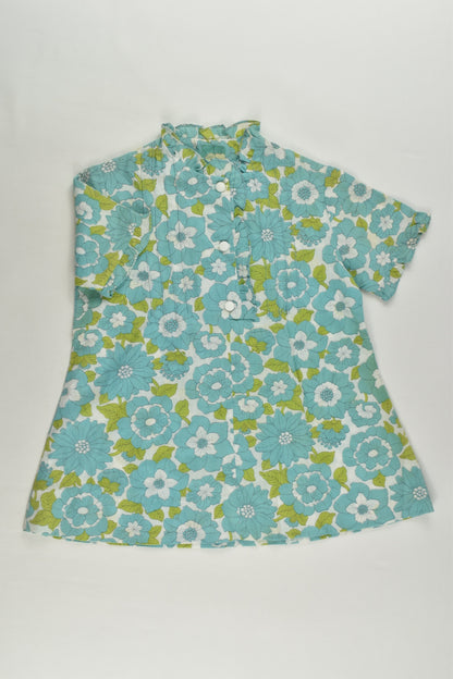 Brand Unknown (France) Size 1 (2 years, 86 cm) Floral Blouse