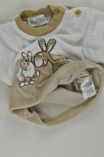 Brand Unknown Size 000 (62 cm) Donkeys Velour Top