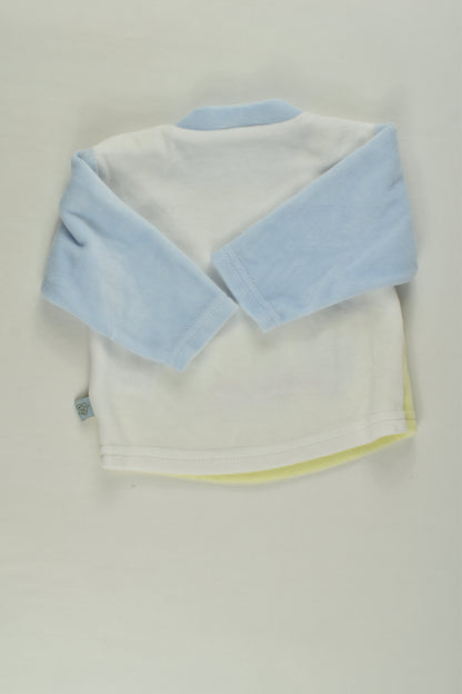 Brand Unknown Size 000 (62 cm) Elephant and Mouse Velour Top