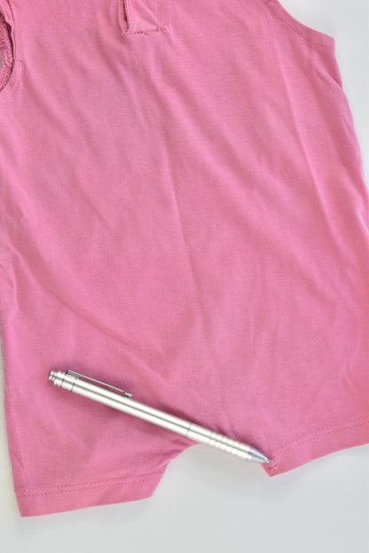 Brand Unknown Size 000 'Little Baby Beach Shack' Short Romper