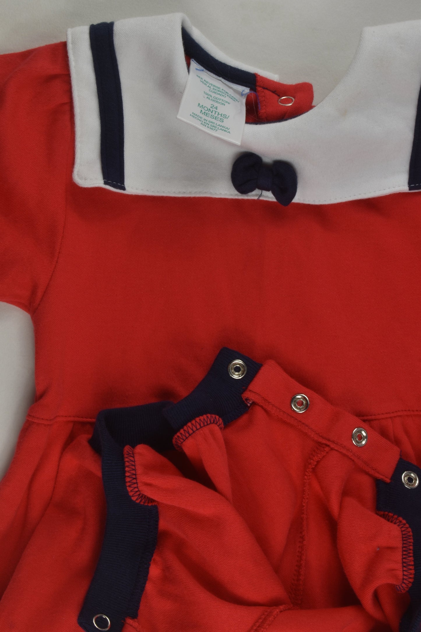 Brand Unknown Size 1-2 (24 months) Nautical Playsuit