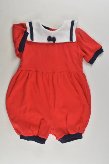 Brand Unknown Size 1-2 (24 months) Nautical Playsuit