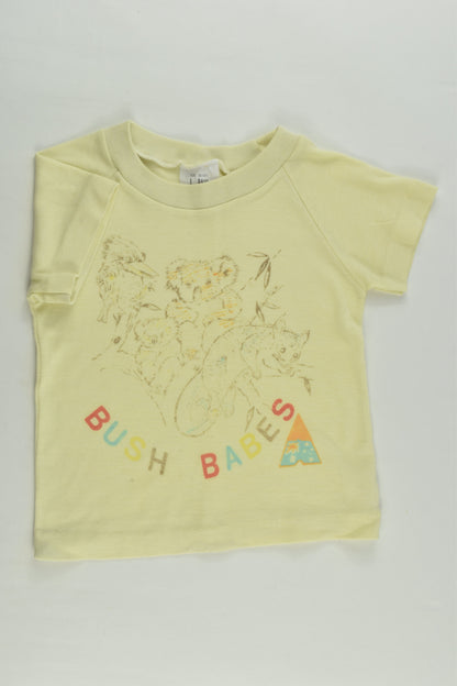 Brand Unknown Size 1 (84 cm) 'Bush Babes' Vintage T-shirt